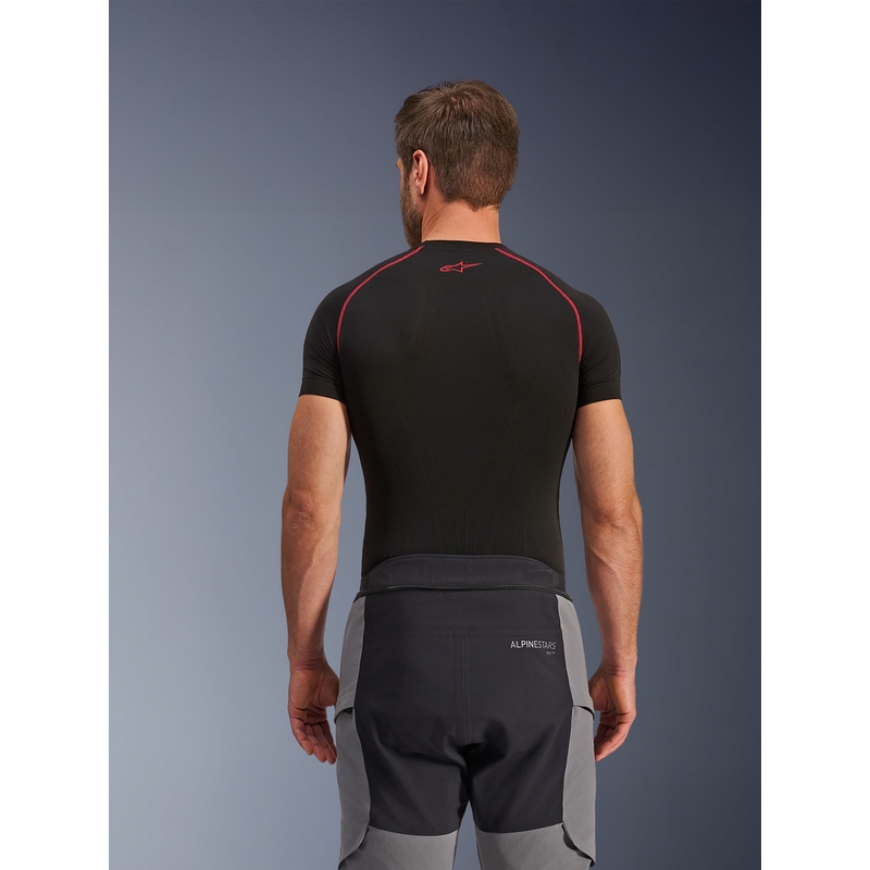 Pantaloni motocicletă Alpinestars Andes PRO Drystar XF gri închis-negru