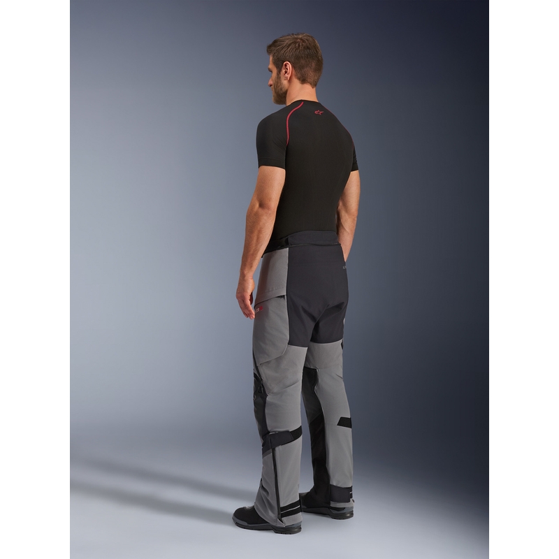 Pantaloni motocicletă Alpinestars Andes PRO Drystar XF gri închis-negru