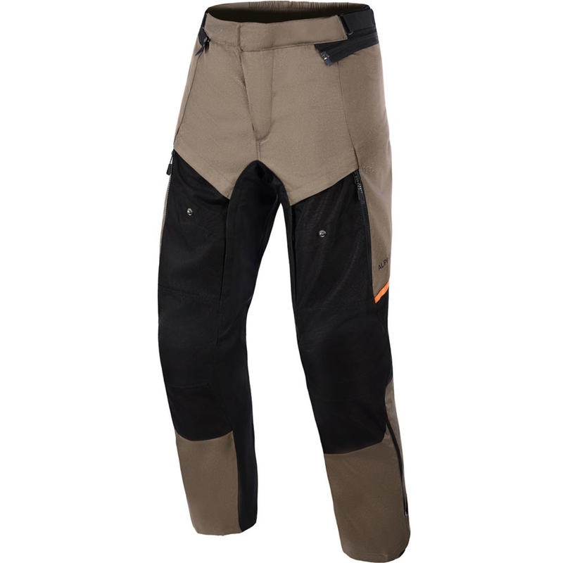 Pantaloni motocicletă Alpinestars Cusco Drystar maro-negru