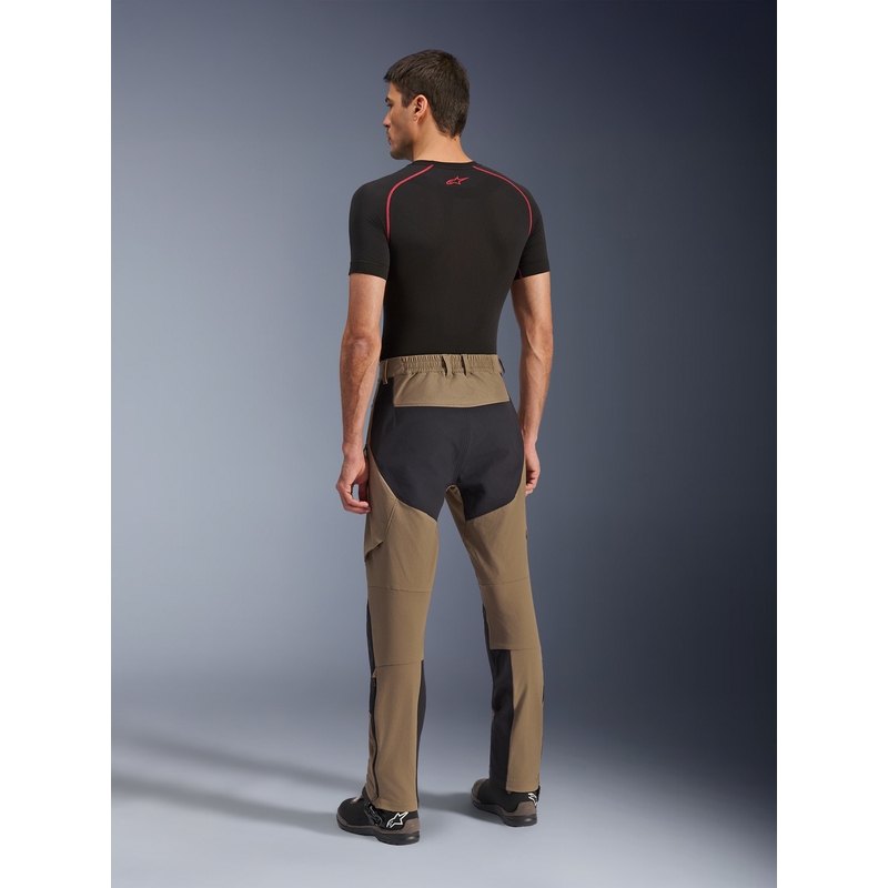 Pantaloni motocicletă Alpinestars Explore AST maro-negru