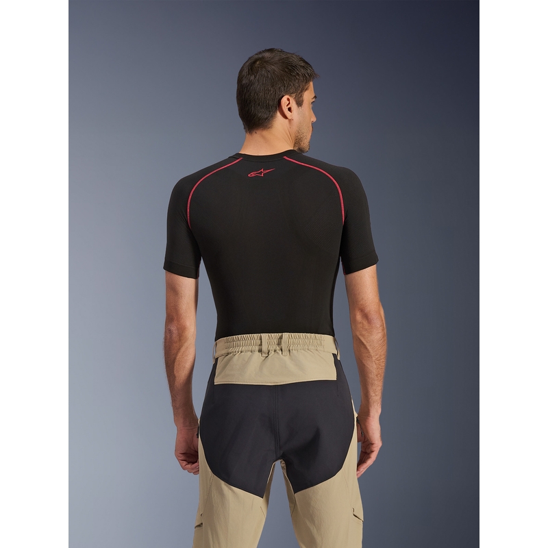 Pantaloni motocicletă Alpinestars Explore AST maro deschis-negru