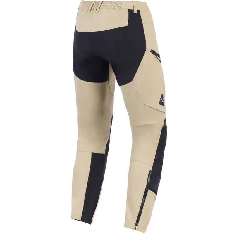 Pantaloni motocicletă Alpinestars Explore AST maro deschis-negru