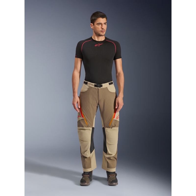 Pantaloni motocicletă Alpinestars Maxdura Dual maro deschis