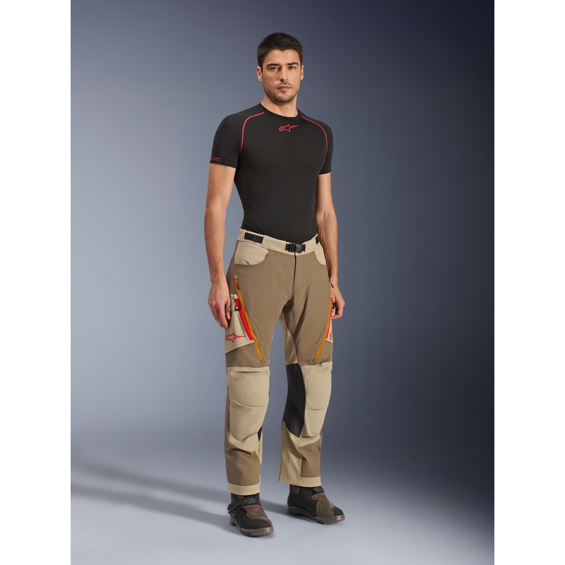 Pantaloni motocicletă Alpinestars Maxdura Dual maro deschis
