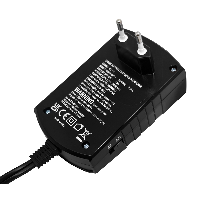 Incarcator de baterii BS-BATTERY AUTOMATIC (suitable also for Lithium) 6/12V 1000mA