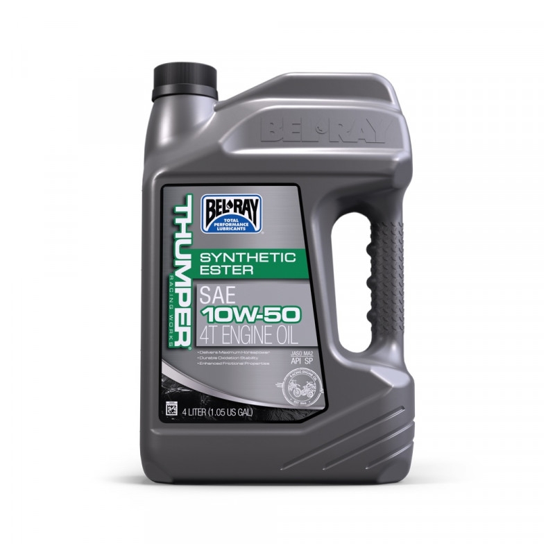 Ulei de motor Bel-Ray THUMPER RACING WORKS SYNTHETIC ESTER 4T 10W-50 4 l