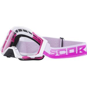 Ochelari motocross Scorpion MX Mask roz-alb
