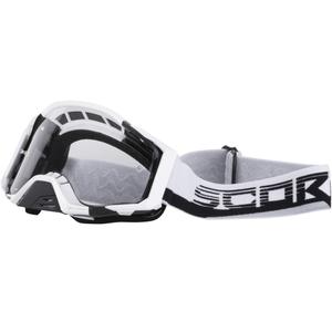 Ochelari motocross Scorpion MX Mask alb-negru