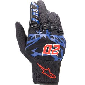 Mănuși moto Alpinestars Copper FQ20 negru-roșu-albastru-alb