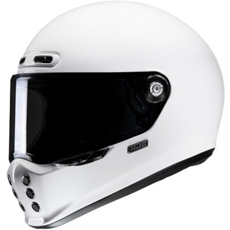 Cască integrală pentru motocicletă HJC V10 Solid, albă