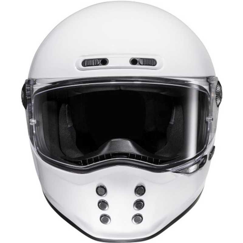 Cască integrală pentru motocicletă HJC V10 Solid, albă