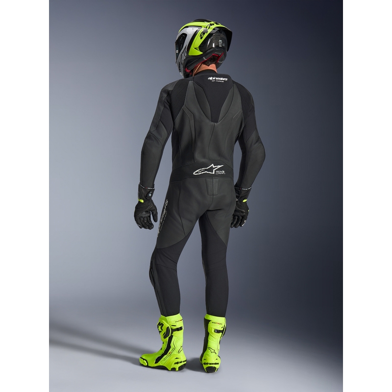 Costum de motocicletă Alpinestars GP FORCE V2 negru-alb