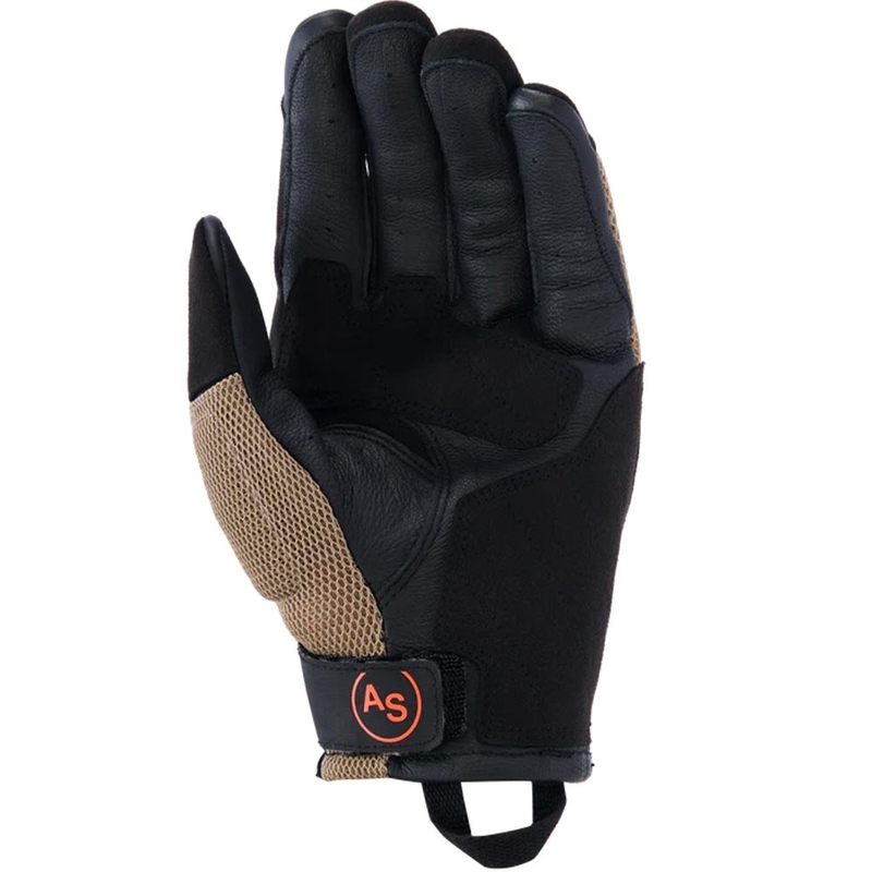 Mănuși moto Alpinestars Manti Air kaki închis-negru-portocaliu fluo