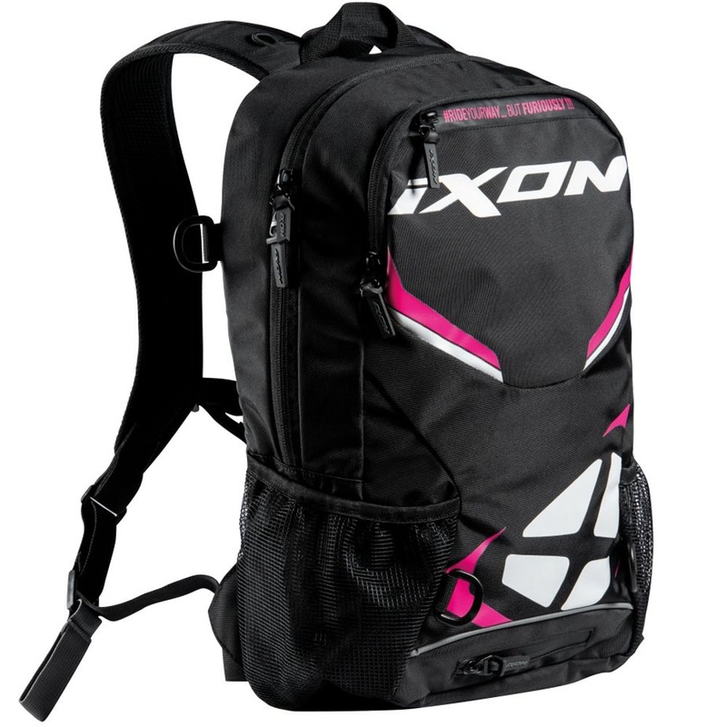 Rucsac motocicletă IXON R-Tension 23 negru-alb-roz
