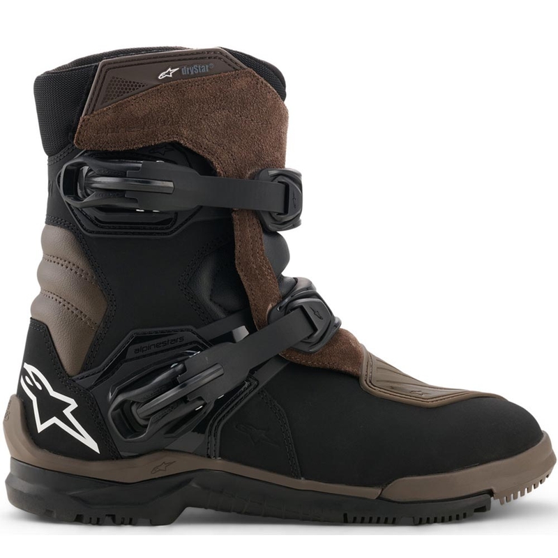 Ghete moto Alpinestars Belize V2 Drystar maro-negru