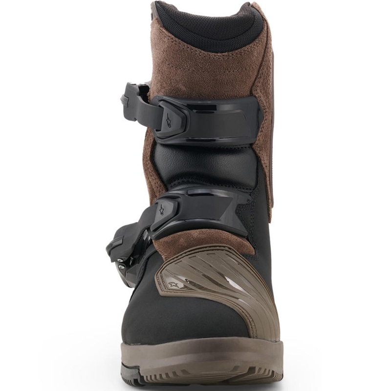 Ghete moto Alpinestars Belize V2 Drystar maro-negru