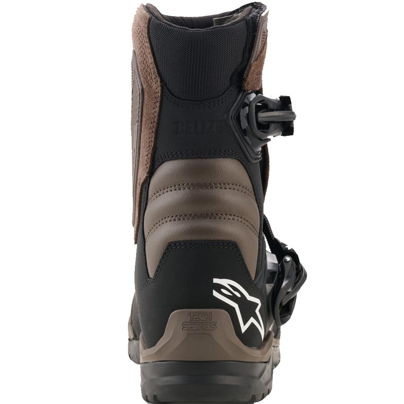 Ghete moto Alpinestars Belize V2 Drystar maro-negru