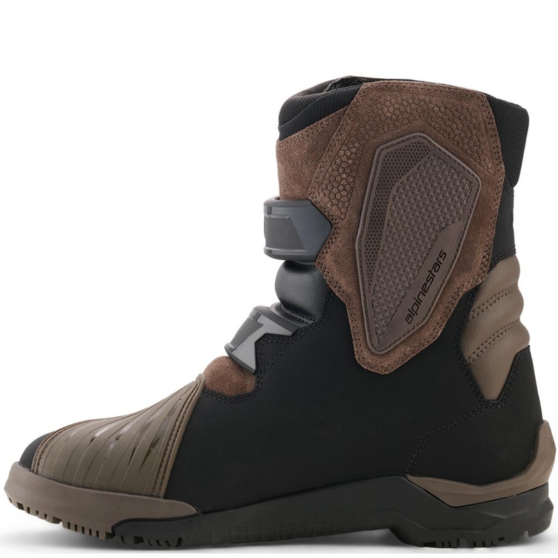 Ghete moto Alpinestars Belize V2 Drystar maro-negru