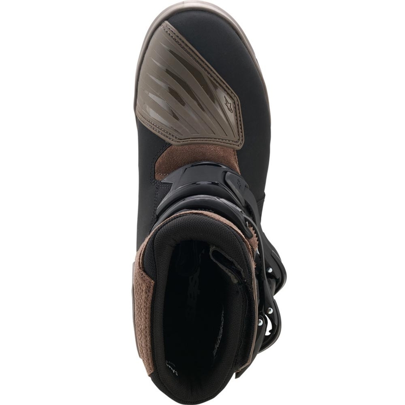 Ghete moto Alpinestars Belize V2 Drystar maro-negru
