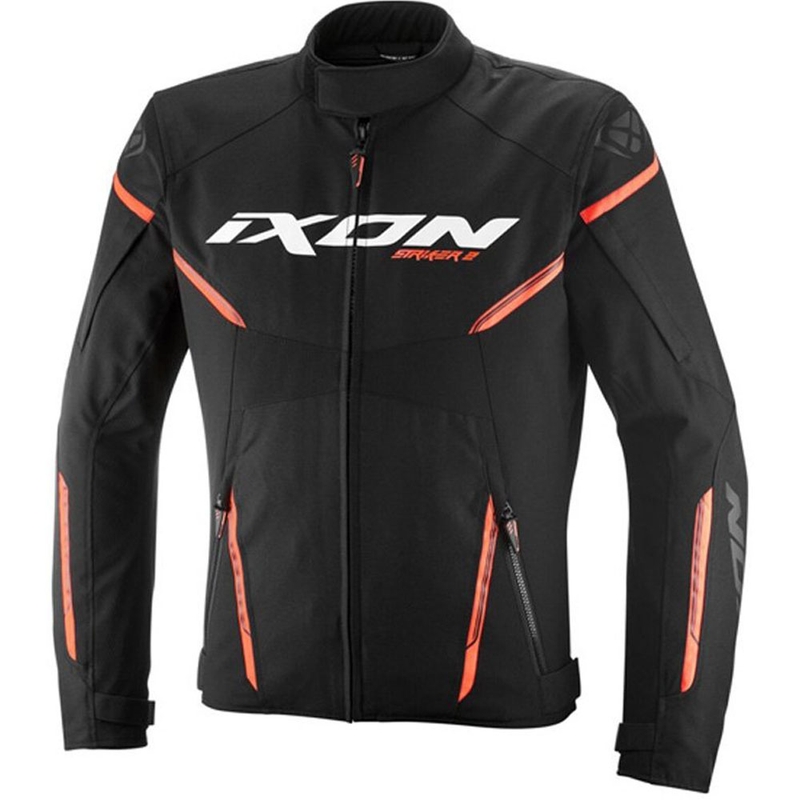 Geacă motocicletă IXON Striker 2 negru-portocaliu