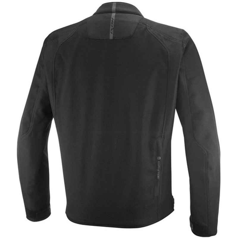 Geacă motociclistă IXON Shadow negru-alb-roșu fluo