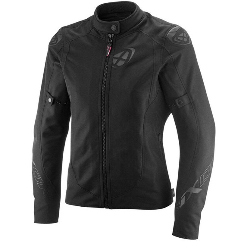 Geacă de motocicletă IXON Artemis pentru femei, neagră
