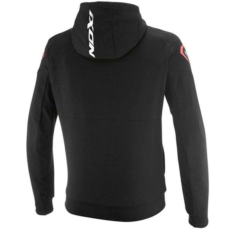 Hanorac motocicletă IXON Touchdown Ultra negru-alb-roșu