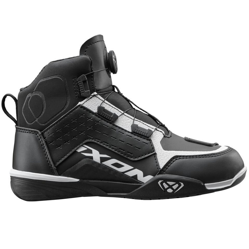Ghete moto pentru femei IXON Vyper WP negru-alb