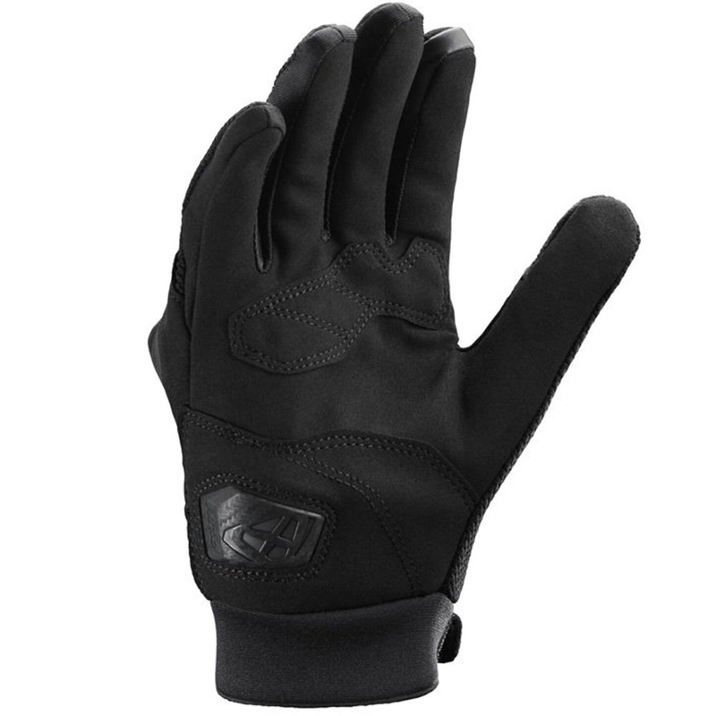 Mănuși motocicletă IXON Rise TX negru-roșu fluo