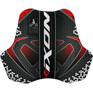 Protecție piept IXON IX-RACE negru-alb-roșu