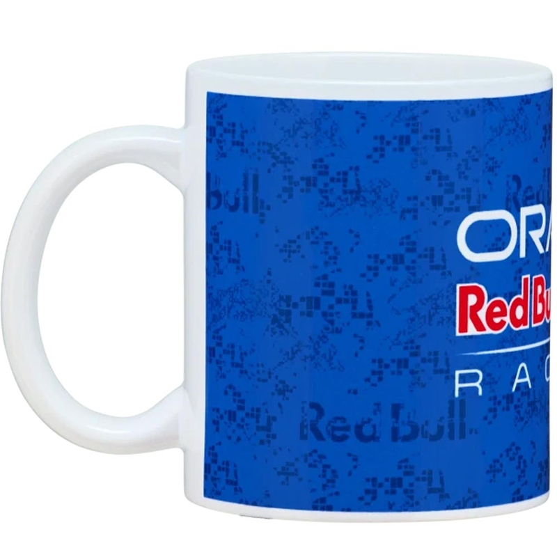 Cană Oracle Red Bull Racing cu logo albastru