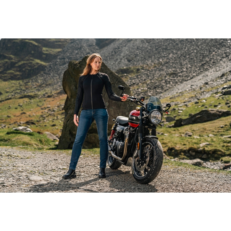 Geacă de motocicletă Knox Urbane PRO Mk3 pentru femei, neagră