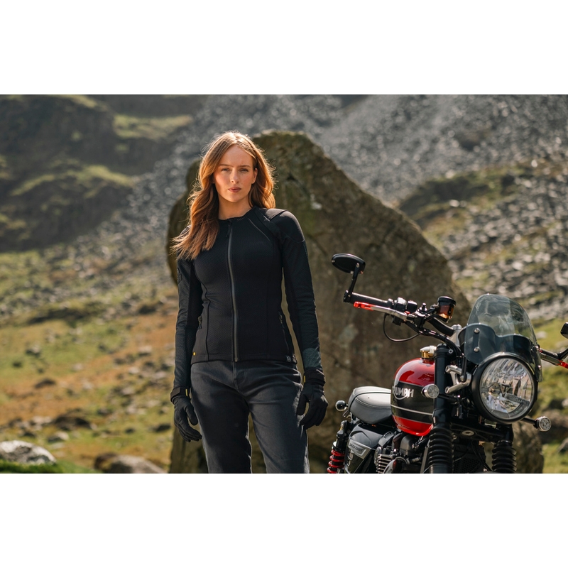 Geacă de motocicletă Knox Urbane PRO Mk3 pentru femei, neagră