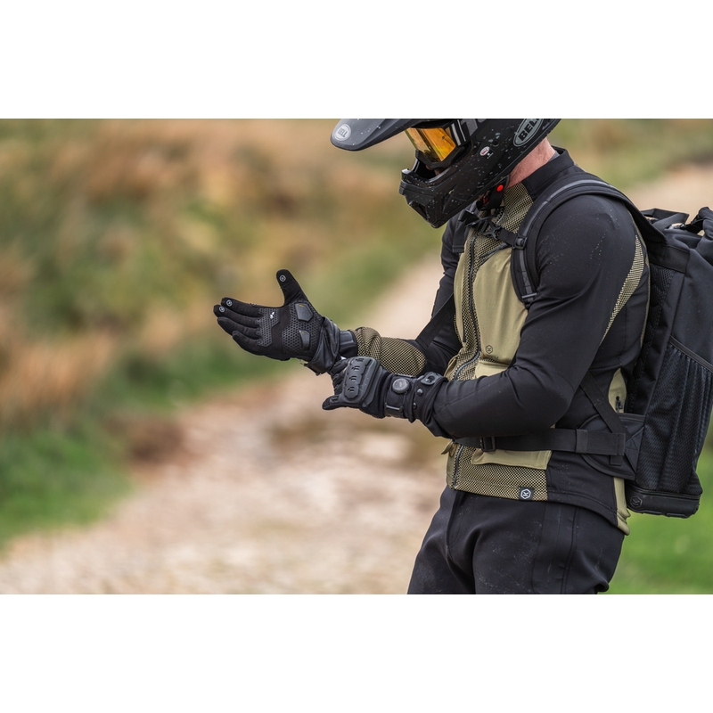Mănuși de motocicletă Knox Orsa Textile OR4 negre
