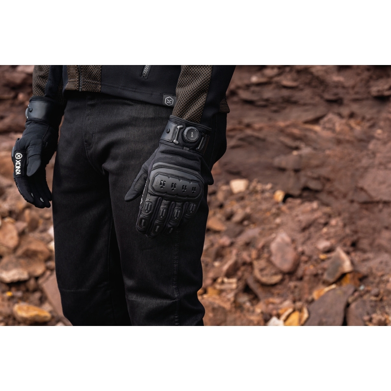 Mănuși de motocicletă Knox Orsa Textile OR4 negre