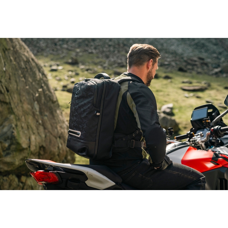 Rucsac motocicletă Knox Eda Every Day Adventure 25 l negru