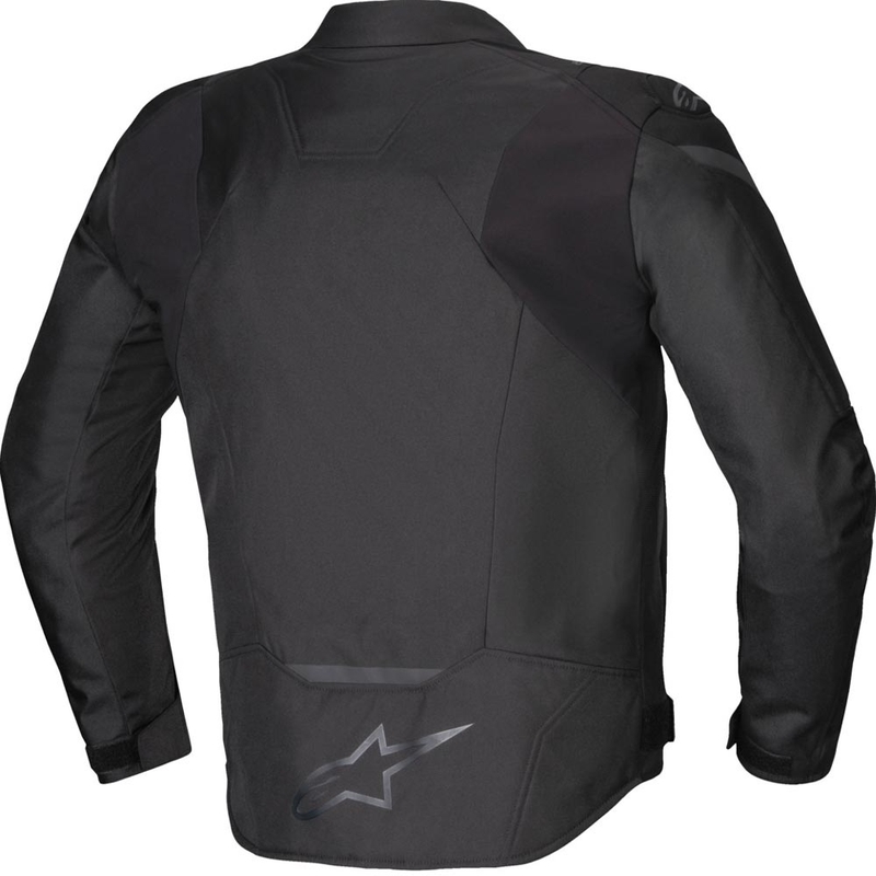 Geacă motocicletă impermeabilă Alpinestars T-JAWS V4 negru-negru