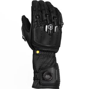 Mănuși de motocicletă Knox Handroid Mk5 All Black, negre