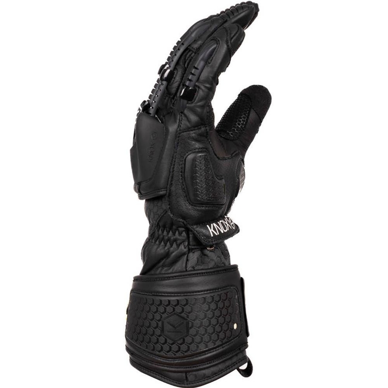 Mănuși de motocicletă Knox Handroid Mk5 All Black, negre