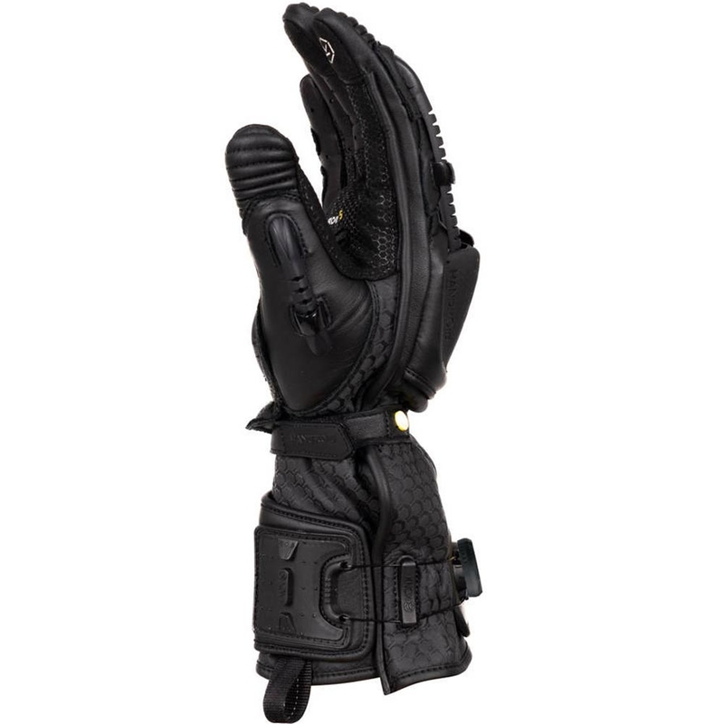 Mănuși de motocicletă Knox Handroid Mk5 All Black, negre