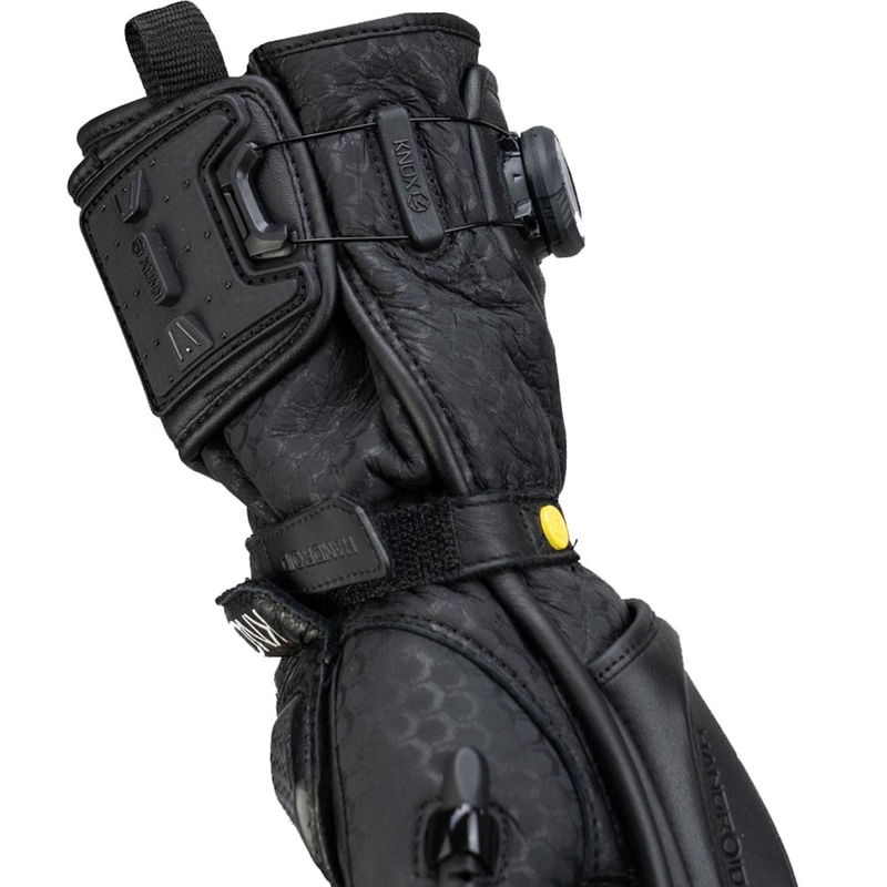 Mănuși de motocicletă Knox Handroid Mk5 All Black, negre