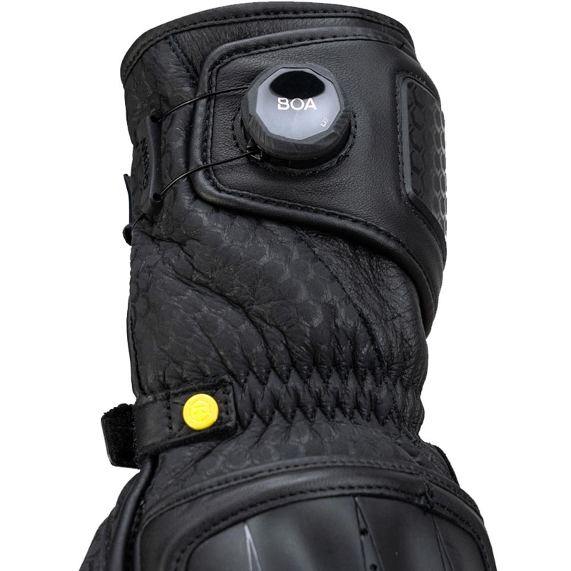 Mănuși de motocicletă Knox Handroid Mk5 All Black, negre