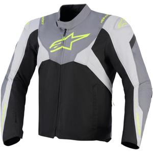 Jachetă Motocicletă Alpinestars T-JAWS V4 Impermeabilă Negru-Gri Deschis-Gri