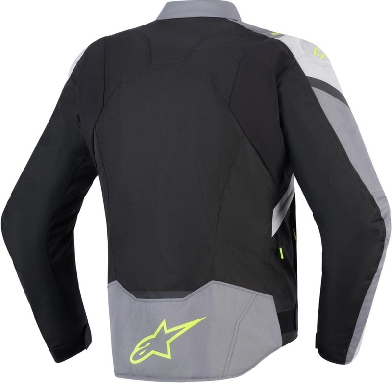 Jachetă Motocicletă Alpinestars T-JAWS V4 Impermeabilă Negru-Gri Deschis-Gri