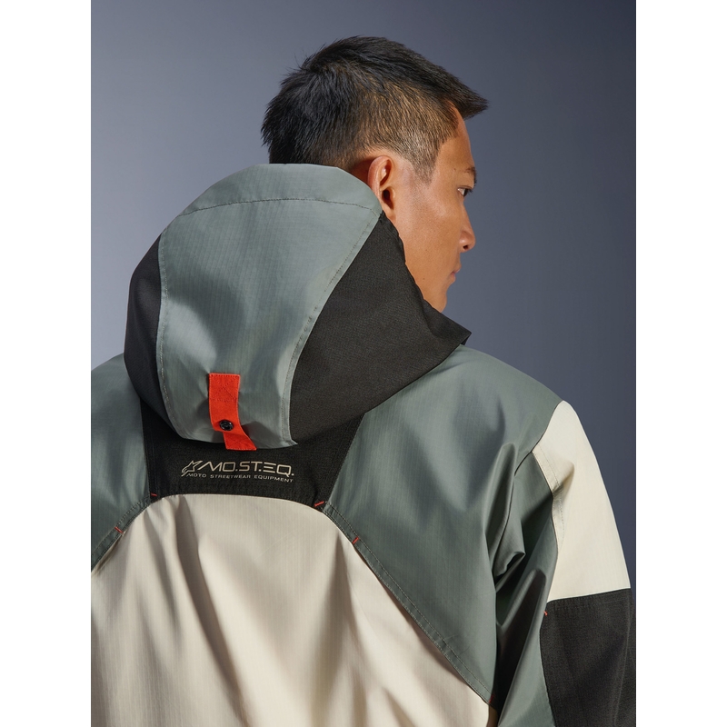 Geacă motocicletă impermeabilă Alpinestars Mospher gri-negru