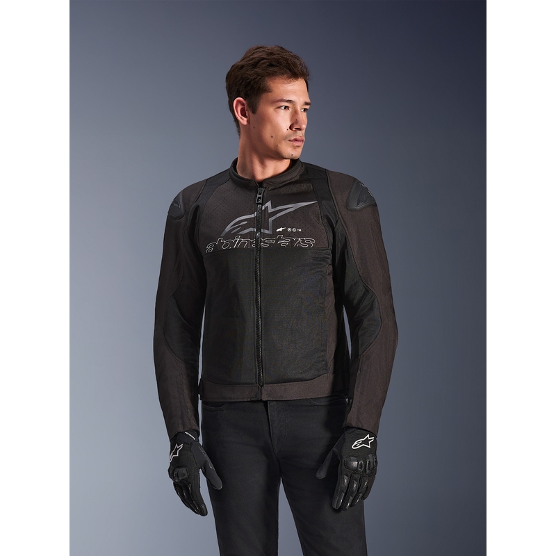 Geacă de motocicletă Alpinestars SMX Air negru-antracit