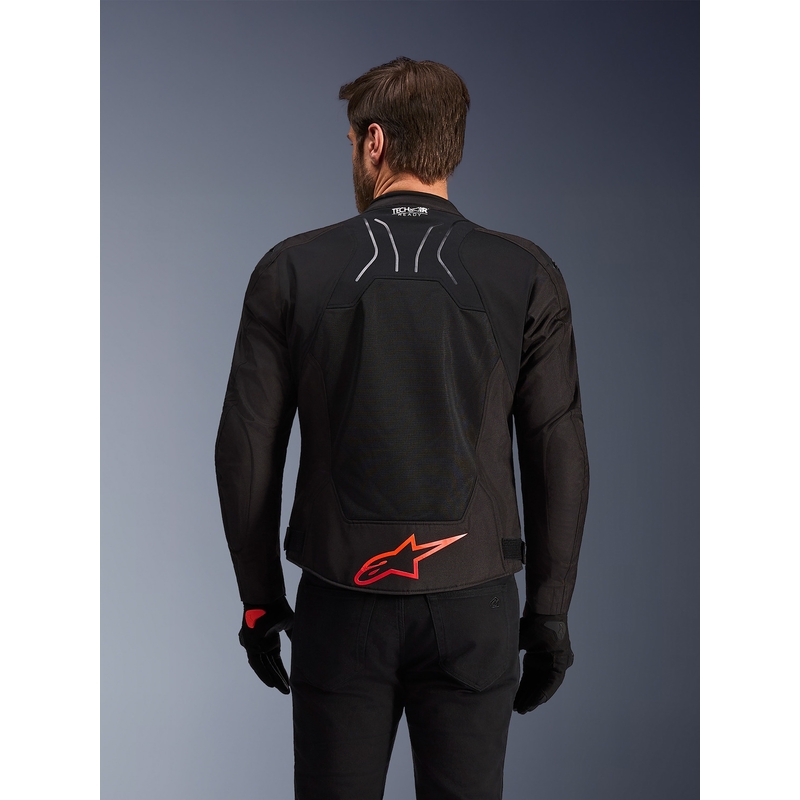 Geacă de motocicletă Alpinestars SMX Air negru-roșu-alb