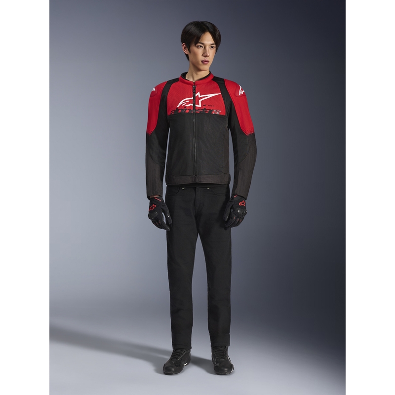 Geacă de motocicletă Alpinestars SMX Air roșu-negru