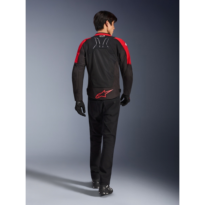 Geacă de motocicletă Alpinestars SMX Air roșu-negru