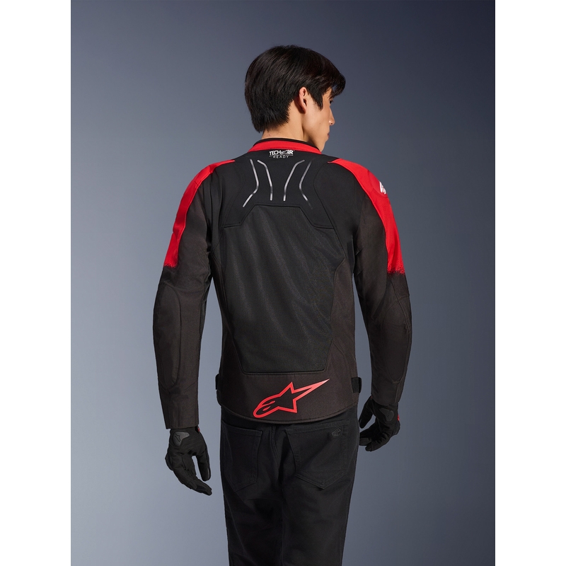 Geacă de motocicletă Alpinestars SMX Air roșu-negru